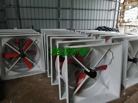 現(xiàn)場組裝交付客戶（大角度三葉負壓風機）